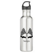Race Cars Silver Personal Waterfles (Voorkant)