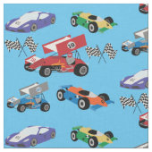 Race Cars Stof (Close Up)