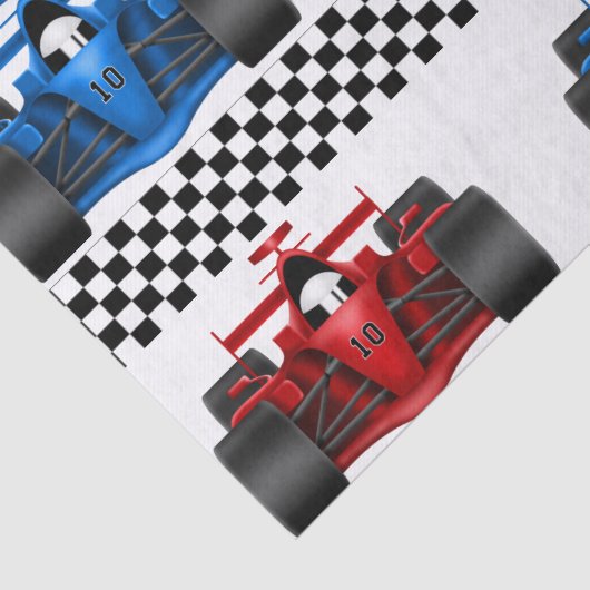 Race Cars Tissuepapier (Detail)