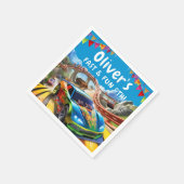 Race Cars Verjaardag Servet (Hoek)