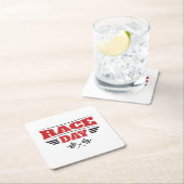 Race Day Gecontkered Flag Car Racing Kartonnen Onderzetters (Insitu)