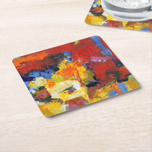 Race Day Kartonnen Onderzetters (Schuin)