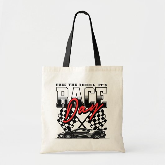 Race Day Motorsport Tote Bag (Voorkant)