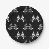 Race Day Paper-Borden Papieren Bordje (Voorkant)