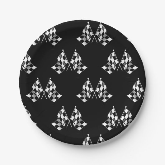 Race Day Paper-Borden Papieren Bordje (Voorkant)