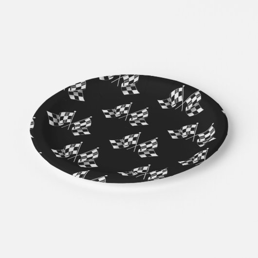 Race Day Paper-Borden Papieren Bordje (Gekanteld)