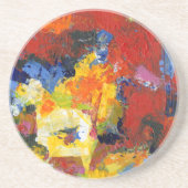 Race Day Zandsteen Onderzetter (Voorkant)