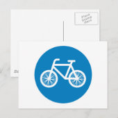 Race een fiets briefkaart (Voorkant / Achterkant)