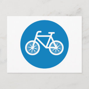 Race een fiets briefkaart