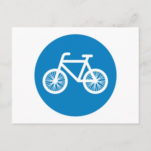 Race een fiets briefkaart (Voorkant)