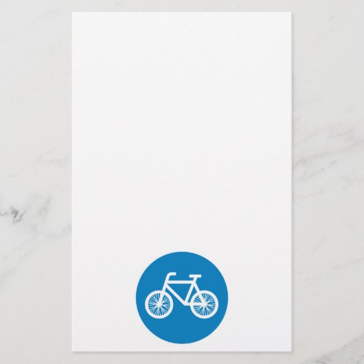 Race een fiets briefpapier (Voorkant)