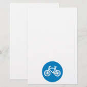 Race een fiets briefpapier (Voorkant / Achterkant)