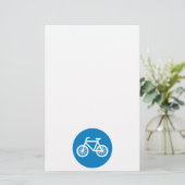 Race een fiets briefpapier (Staand voorkant)