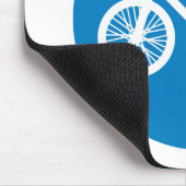 Race een fiets muismat (Hoek)