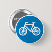 Race een fiets ronde button 5,7 cm (Voorkant /achterkant)