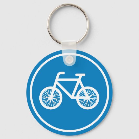 Race een fiets sleutelhanger (Voorkant)