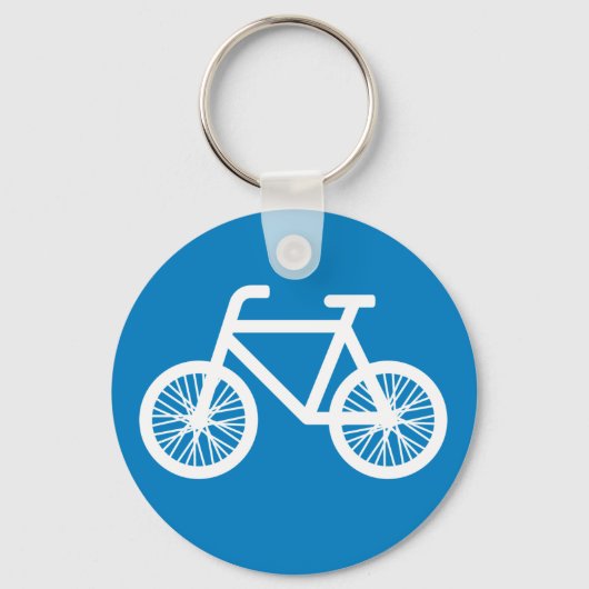 Race een fiets sleutelhanger (Voorkant)