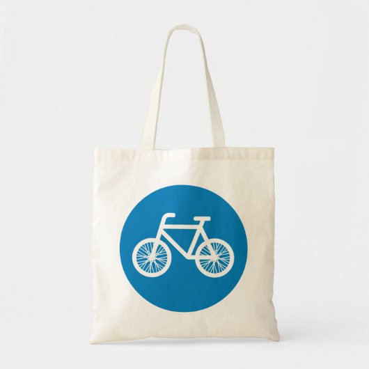 Race een fiets tote bag (Voorkant)