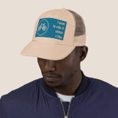 Race een fiets trucker pet (In situ)