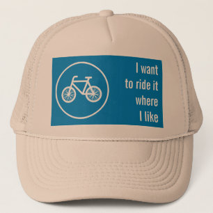 Race een fiets trucker pet