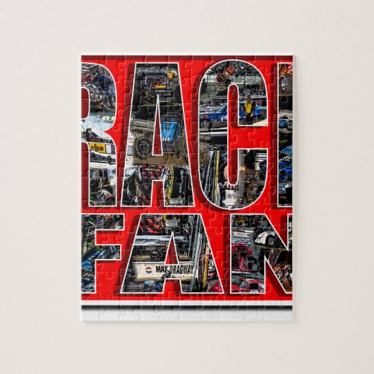 RACE FAN LEGPUZZEL (Verticaal)