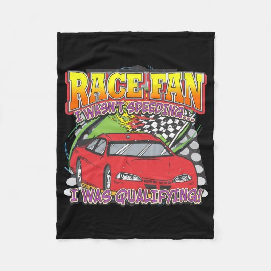 Race Fan Qualification Fleece Deken (Voorkant)