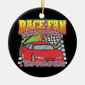 Race Fan Qualification Keramisch Ornament (Voorkant)