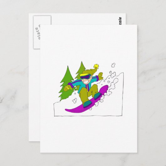 Race Fast Briefkaart (Voorkant / Achterkant)