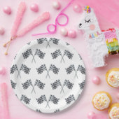 Race Flag Baby shower servet Papieren Bordje (Feest)