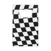 Race Flag Bottle Open Creditkaart Flessenopener (Voorkant)