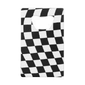 Race Flag Bottle Open Creditkaart Flessenopener (Achterkant)