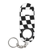 Race Flag Bottle Open Sleutelhanger Flessenopener (Voorkant)