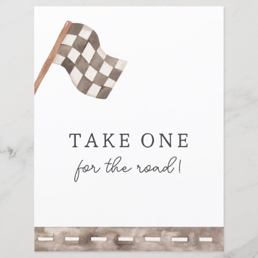 Race Flag Custom Favoriet Sign (Voorkant)