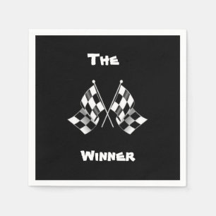 Race Flag Napkins Servet