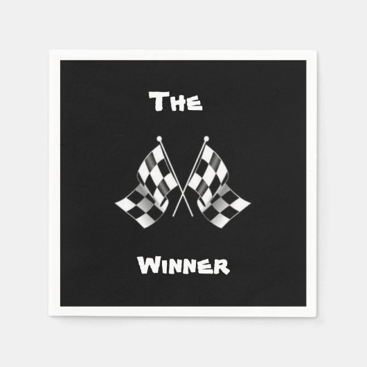 Race Flag Napkins Servet (Voorkant)
