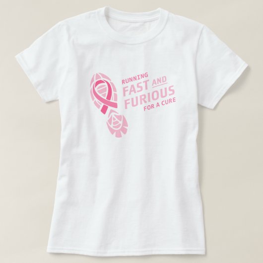 Race for the Cure Breast Cancer Run t-shirt (Design voorkant)