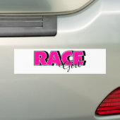 Race Girl Bumpersticker (Op auto)