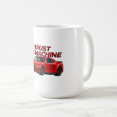 Race Graphic Coffee Kop | Ik Vertrouw de Machine (Voorkant rechts)