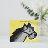 Race Horse Briefkaart (Staand voorkant)