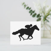Race Horse Briefkaart (Staand voorkant)