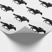 Race Horse Cadeaupapier (Hoek)