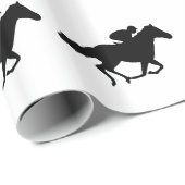 Race Horse Cadeaupapier (Rol Hoek)