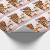 Race Horse en Jockey Cadeaupapier (Hoek)