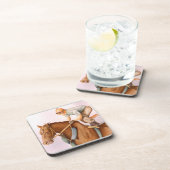 Race Horse en Jockey Drankjes Onderzetter (Rechterzijde)