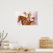 Race Horse en Jockey Poster (Keuken)
