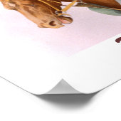 Race Horse en Jockey Poster (Hoek)