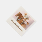 Race Horse en Jockey Servet (Hoek)