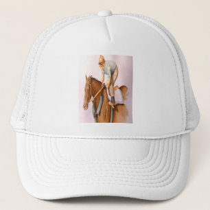 Race Horse en Jockey Trucker Pet