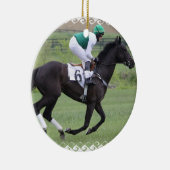 Race Horse Galloping Ornament (Rechts)