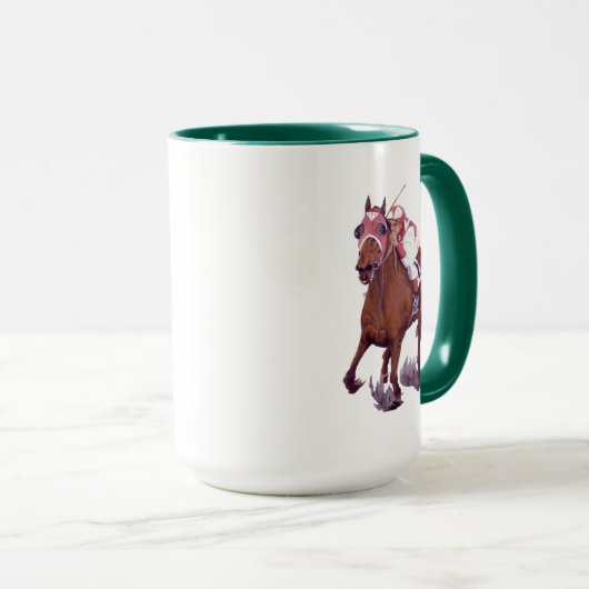 Race Horse is de Winning Thoroughbred Mok (Voorkant rechts)